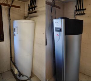Austausch Elektro-Boiler zu einem Wärmepumpenboiler