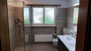 Dusche, Doppellavabo